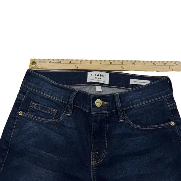 Frame Le Skinny de Jeanne 25 Columbia Road Slits LSJRS032 Stretch Skinny Jean - Picture 11 of 11